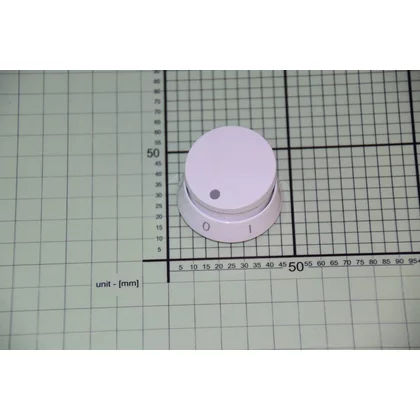 Pokrętło elementu grzejnego do kuchenki Amica białe z 3 z prawej strony E455.00/09.9972K.00 9043017