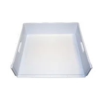 Półki na drzwi różni producenci Górny pojemnik zamrażarki bez frontu Ariston / Indesit / Hotpoint / Whirlpool 434 x 394 x 123 mm C00141141 482000029542