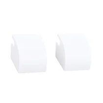 Zaślepka górnego zawiasu drzwi do lodówki Electrolux / AEG biała 4055500088