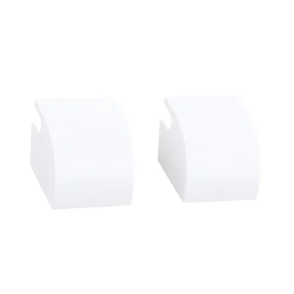 Zaślepka górnego zawiasu drzwi do lodówki Electrolux / AEG biała 4055500088