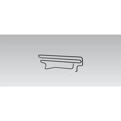 Element grzejny wanienki odparowania Electrolux / AEG, rura 1867 mm