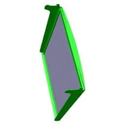 Półka szklana do chłodziarki Electrolux / AEG 2417113095