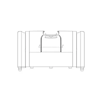 Ściana wewnętrzna komory chłodziarki do lodówki Electrolux / AEG 8077026022