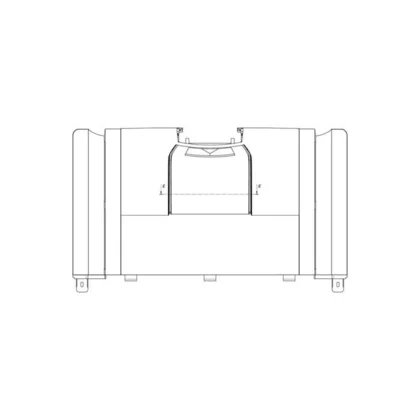 Ściana wewnętrzna komory chłodziarki do lodówki Electrolux / AEG 8077026022