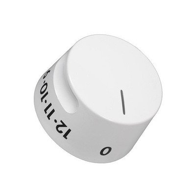 Białe pokrętło sterujące płyty grzejnej Electrolux 3425596032