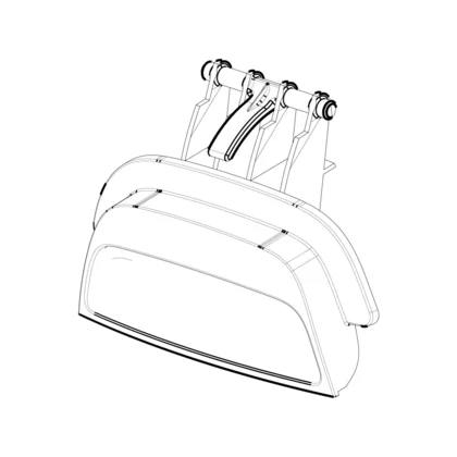 Blokada pokrywy worka do odkurzacza Electrolux / AEG 1181912203