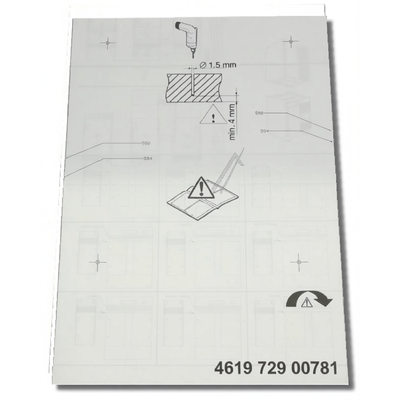 Logo / emblemat do zmywarki Whirlpool / Indesit / Ariston / Hotpoint 481072900781 C00325567