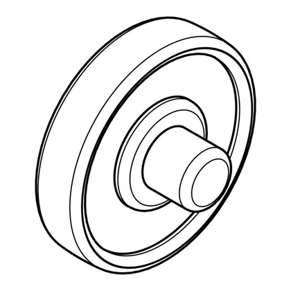 Kółko montażowe panelu półki szklanej do lodówki Electrolux / AEG 2630033013