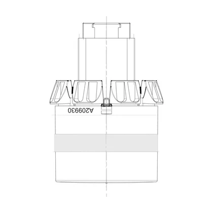 Pokrętło funkcji do piekarnika Electrolux / AEG nierdzewne 10+0