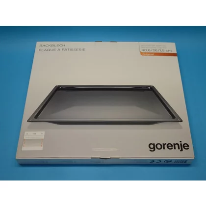 Części zamienne GORENJE Płytka blacha do pieczenia do piekarnika Gorenje / Hisense 406 x 360 x 15 mm 334774