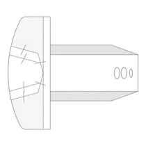 Elementy gumowe i metalowe lodów Śruba / wkręt do lodówki Electrolux / AEG M4 x 6 mm 2290007034