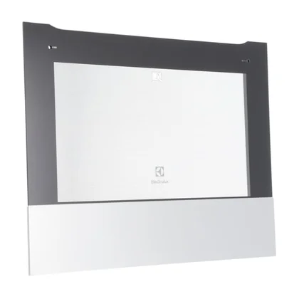 Zewnętrzna szyba z ramą drzwi piekarnika Electrolux / AEG 59,2 x 47 cm czarna 140037379132