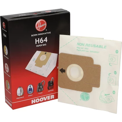 Części zamienne HOOVER Worki papierowe do odkurzacza Hoover H64 5 szt. 35600637