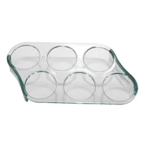 Półki na drzwi różni producenci Pojemnik na jajka do lodówki Amica zielony 8003133