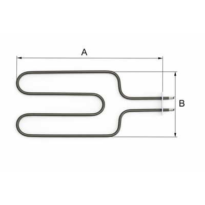 Grzałka - kuchnia Wrozamet 230V,2000W (01.431)