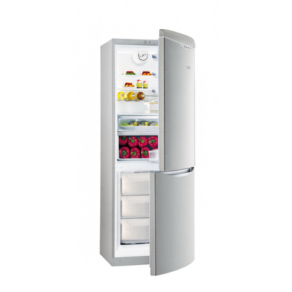 Lewy wspornik drzwiczek komory Chiller do lodówki Ariston / Indesit / Hotpoint / Whirlpool C00116977 482000049169