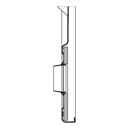 PŁYTA ROBOCZA INOX 594X510 MM (3578597589)