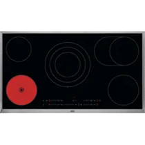 Płyty szklane Ceramika z ramką do płyty grzejnej AEG / Electrolux nierdzewna 896 x 516 mm