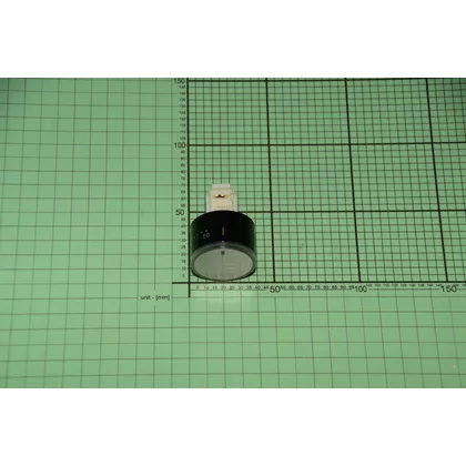 Pokrętło sterujące inox do kuchenki Amica 38A 6000 9075894