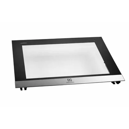 Szyba zewnętrzna drzwi piekarnika Electrolux / AEG czarna 596 x 466 mm