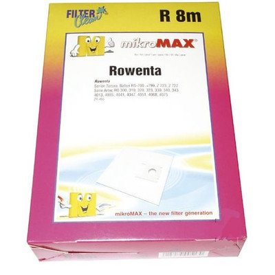 Worki Rowenta Artec RO .../ Balloon .../Tonixo .../Delta II/RS .../Spongo RO-201/ ZR 455 - 4 szt. + filtr(RMB02K)