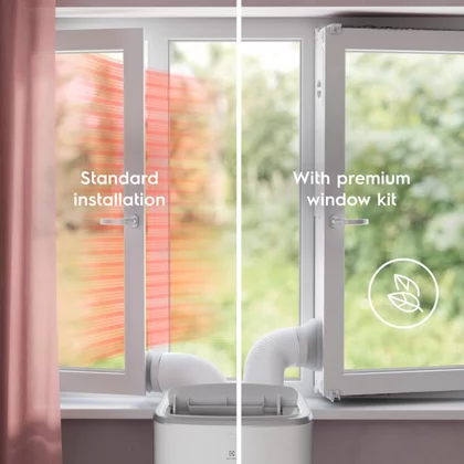 Sprężarki, akcesoria, przekaźnik Zestaw okienny do klimatyzatora przenośnego Electrolux / AEG EWKIT5 Premium