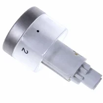 Pokrętło chowane do piekarnika i kuchni Amica inox / transparentne