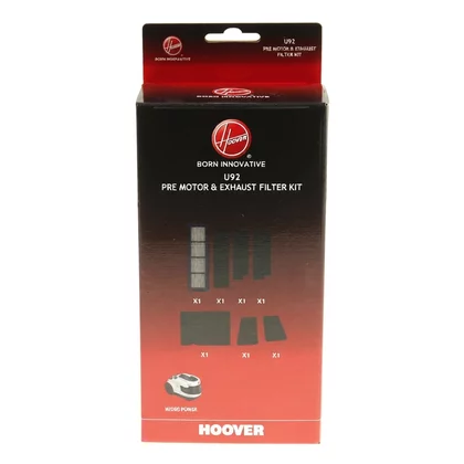 Części zamienne HOOVER Zestaw filtrów U92 do odkurzacza Hoover Hydro Power 7 szt. 35602022