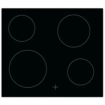 Płyty szklane Płyta ze szkła ceramicznego do płyty grzejnej Electrolux / AEG czarna 59 x 52 cm 5551128308