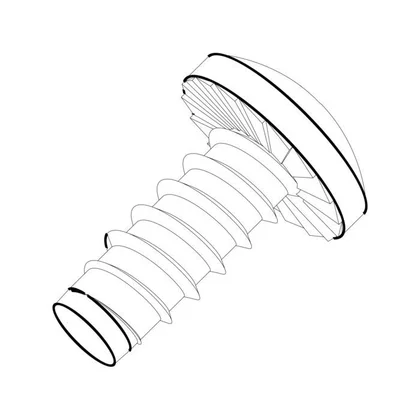 Elementy obudowy Śruba samoodcinająca do blachy ruchomej kuchenki, piekarnika i płyty grzejnej Electrolux / AEG 4,2 x 9,5 PZ