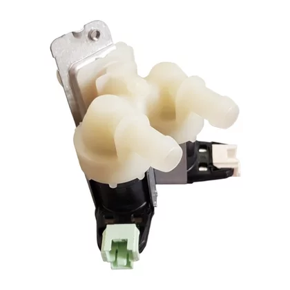 Elementy elektryczne do pralek r Elektrozawór wody 2-drożny do pralki Whirlpool / Indesit / Ariston / Hotpoint 180° z wtyczką 481228128468 C00317274