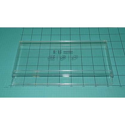 Półki na drzwi różni producenci Front dolnej szuflady zamrażarki do lodówki Amica 42 x 22 cm 1045200