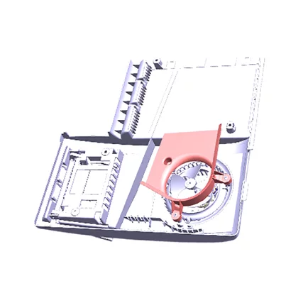 Kompletny silnik wentylatora do lodówki Electrolux / AEG 2801716032
