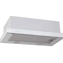 Okap podszafkowy Gorenje DKF 2 600 MWT z białym panelem szklanym 60 cm 480 m³/h