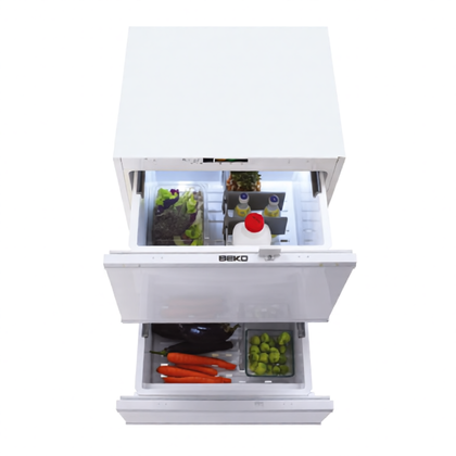 Prowadnice do szuflad - różni pr Prowadnica teleskopowa do chłodziarki szufladkowej Beko 450 mm 4354350100