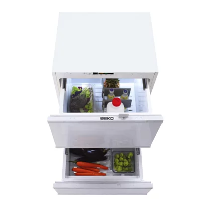 Prowadnice do szuflad - różni pr Prowadnica teleskopowa do chłodziarki szufladkowej Beko 450 mm 4354350100