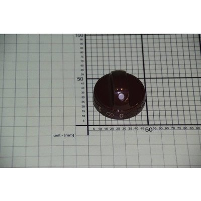 Pokrętło brązowe płytki grzejnej poszerzonej Amica E452.00/09.2174.00 (9043073)