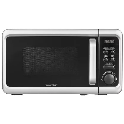 Kuchenka mikrofalowa wolnostojąca z grillem Zelmer ZMW3101B MW3060E 20 l 1270 W czarno-srebrna
