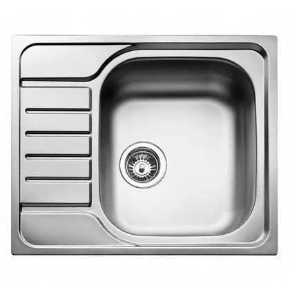 Zlewozmywak kuchenny Teka E 50 1C 580 x 500 MTX stalowy 1-komorowy z ociekaczem