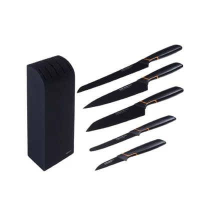 Zestaw 5 noży kuchennych w bloku Fiskars Edge 978791