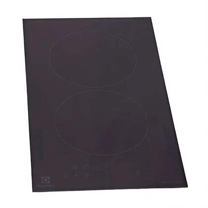 Płyty szklane Płyta wierzchnia do płyty indukcyjnej Electrolux / AEG czarna 290 x 520 mm