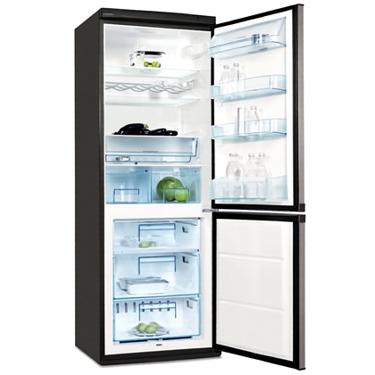 Drzwi chłodziarki do lodówki Electrolux / AEG inox 2003784630
