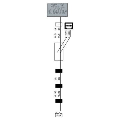 Kondensator rozruchowy pompy myjącej do zmywarki Electrolux 8088677037