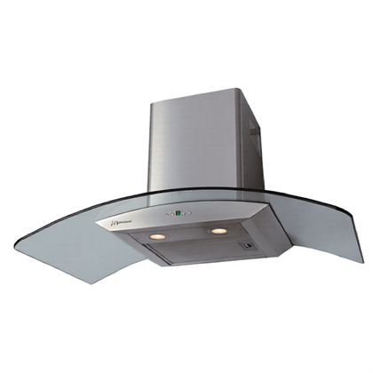 Okap kominowy Mastercook WK-CRISTAL 90 XV inox 90 cm 630 m3/h
