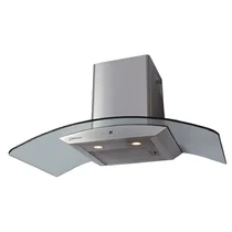 Okap kominowy Mastercook WK-CRISTAL 90 XV inox 90 cm 630 m3/h