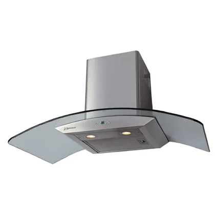 Okap kominowy Mastercook WK-CRISTAL 90 XV inox 90 cm 630 m3/h