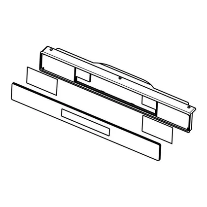 Panel obsługi kompletny do urządzenia chłodniczego AEG 7801 301,1 x 41,4 mm