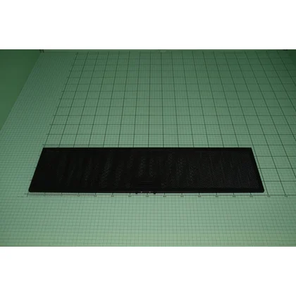 Filtry do okapów Amica Filtr aluminiowy przeciwtłuszczowy do okapu Amica 682 x 172,5 x 9 mm czarny 1046532