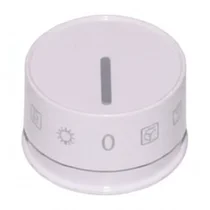 Białe pokrętło funkcji piekarnika do kuchni Amica CODE2v2/09.10672.00 9057349