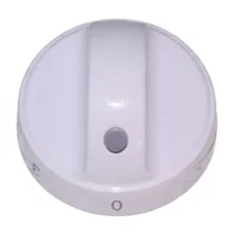 Białe pokrętło pola grzejnego do kuchenki Amica 3 z prawej 8028093